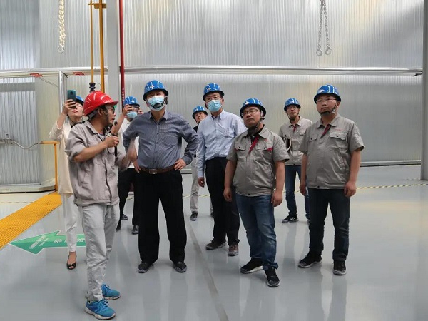 中国工程机械工业协会混凝土机械分会符忠轩会长一行莅临中集jdb电子游戏调研指导