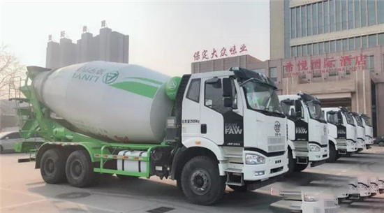 谢谢有你，，，，，雄安有我！35台jdb电子游戏搅拌车助力雄安新区建设